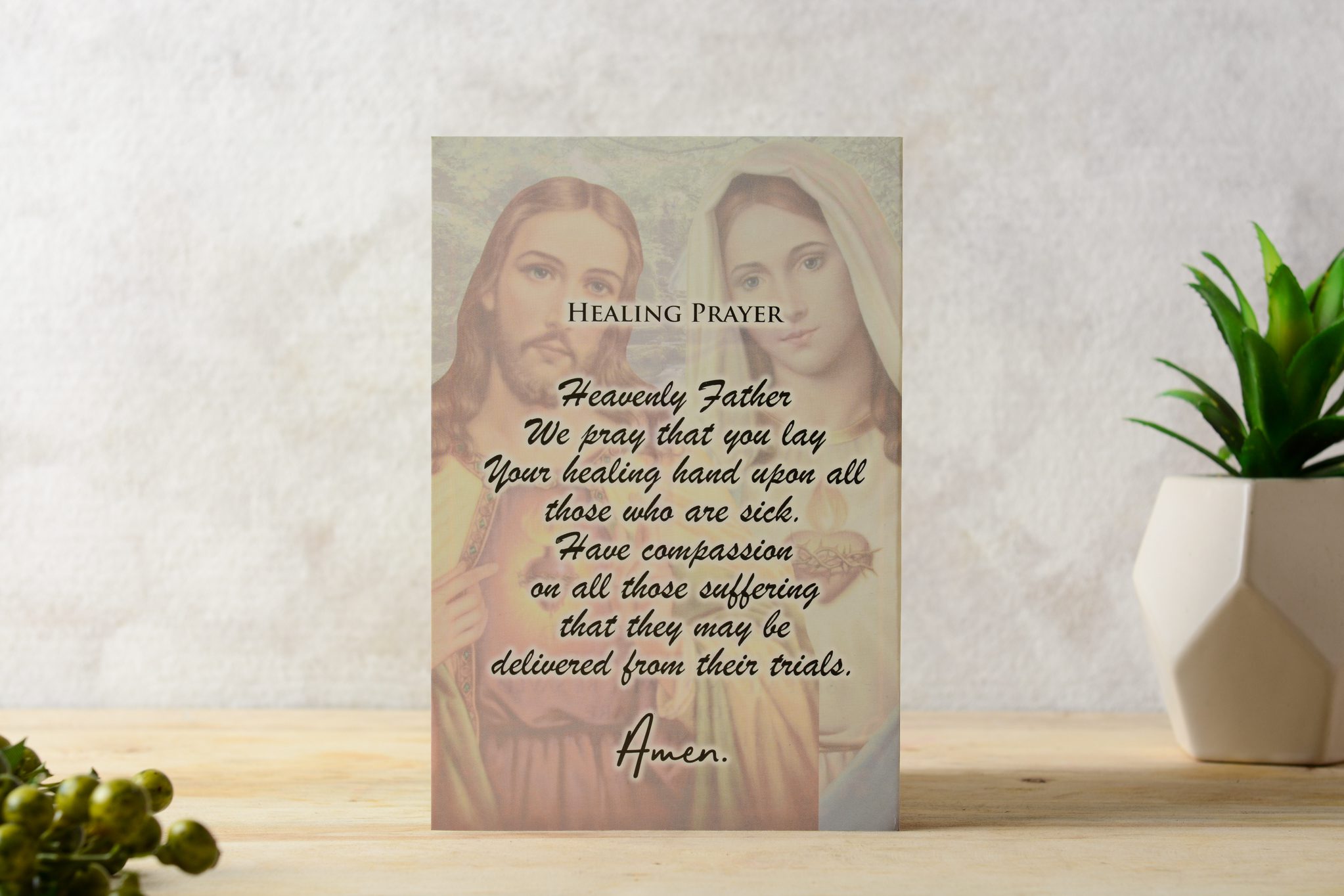 Healing Mass Card for the Living - Masscard.ph